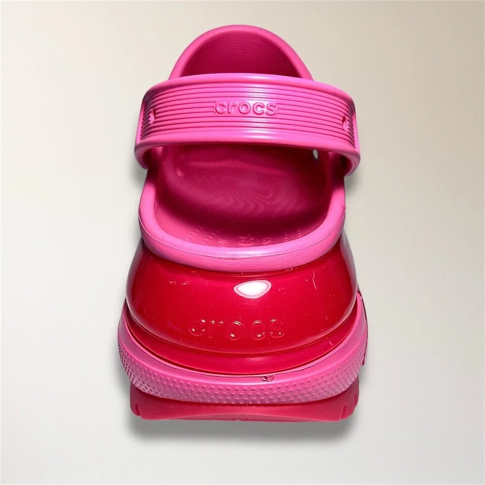Crocs Mega Crush Platform Clog Juice Pink Comfort‎ Casual Mens 13 Travel Resort